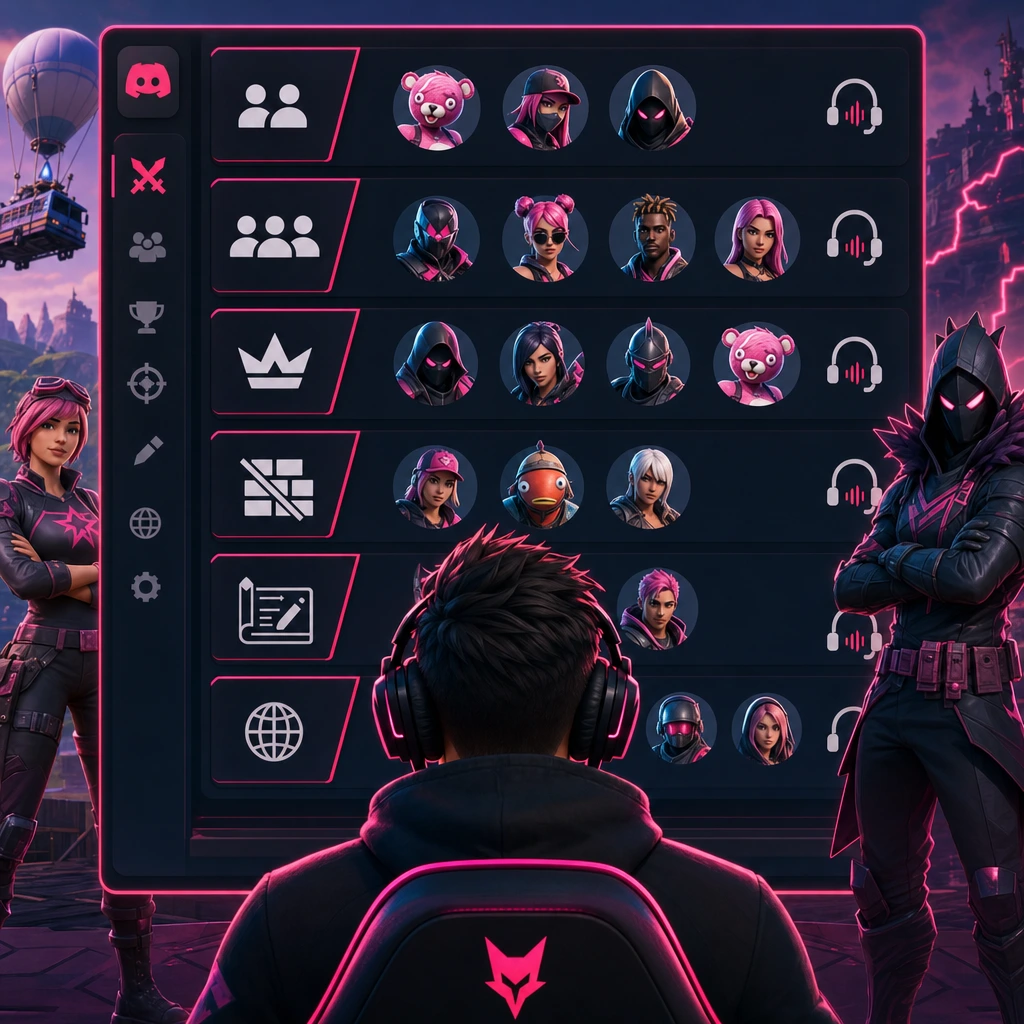 Discord works best when your LFG message is specific and easy to answer. Find fortnite players on Discord with clear LFG posts by mode and region