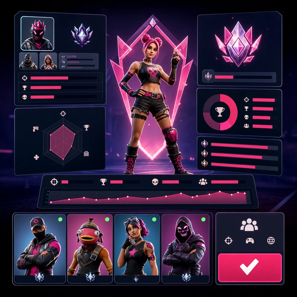 Stats can help, but they should not be the only thing you judge. Find fortnite players by checking Epic Games username stats before joining a squad