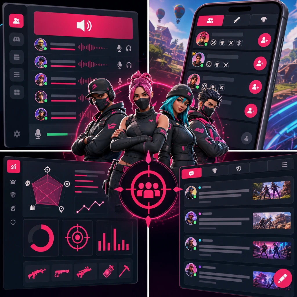 Different squad finder options work best for different Fortnite goals. Fortnite squad finder comparison of Discord servers, LFG apps, tracker sites, and community platforms
