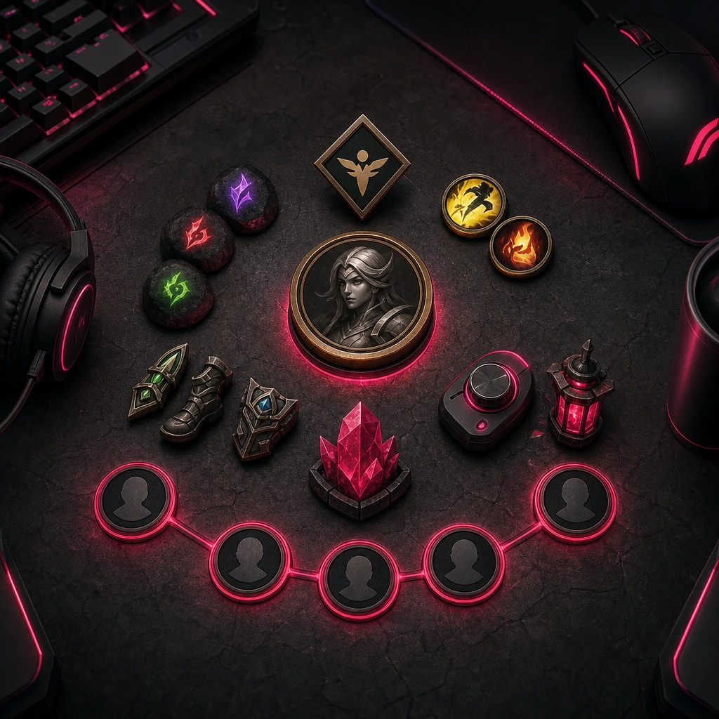 Review the essentials, choose one goal, and queue with your squad. League of Legends Beginner Guide checklist for settings, items, wards, objectives, and team communication
