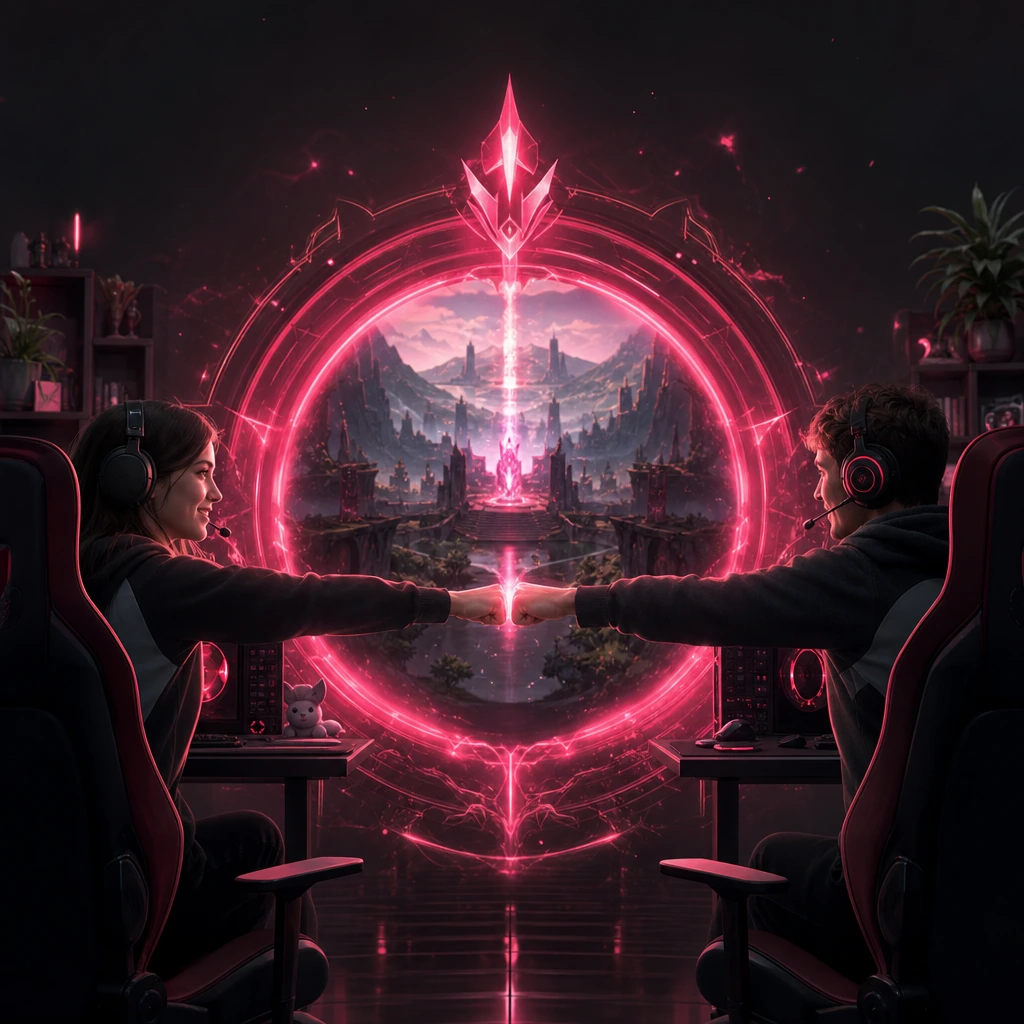 Match with compatible gamers, join a live room, and play together. League of Legends Finder moving compatible COYA teammates into a live gaming room