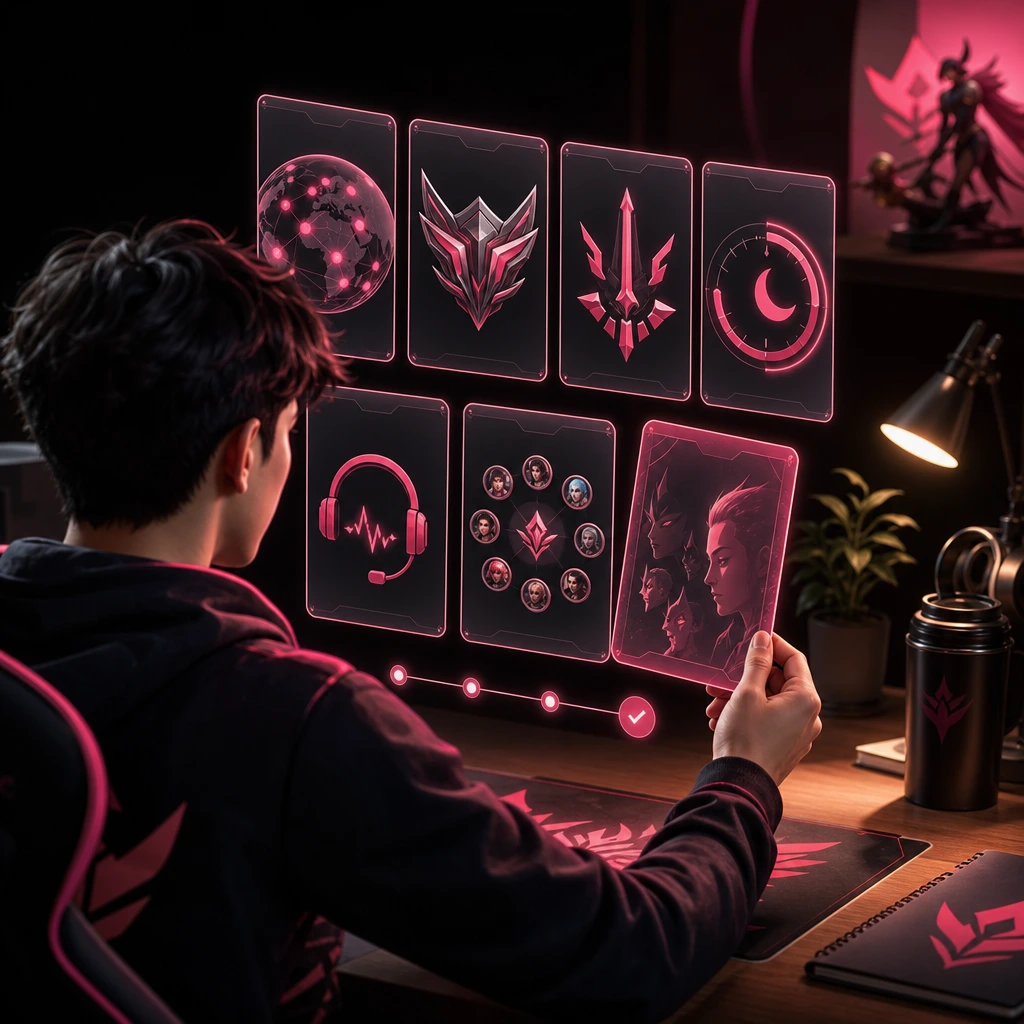 Clear details reveal whether goals, availability, and communication habits align. League of Legends LFG profile example for finding a compatible ranked duo partner