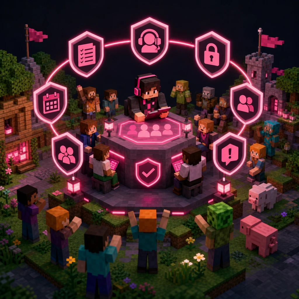 Check moderation, inclusivity, privacy, and real activity before joining. Minecraft Communities safety checklist for moderation, age suitability, privacy, and activity